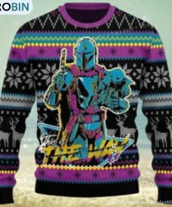 Mandalorian Baby Yoda Christmas Christmas Ugly Sweater Party