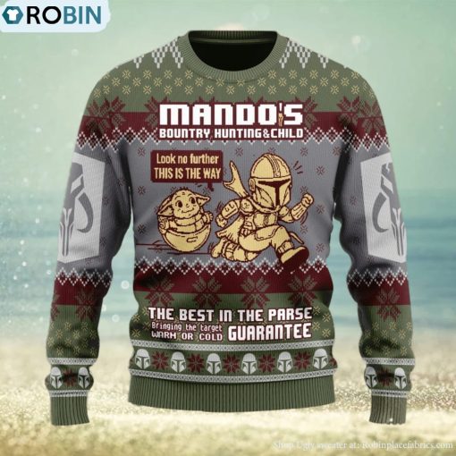 Mando’s Bountry Hunting Ugly Christmas Sweater For Men And Women