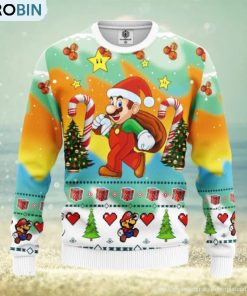 Mario Ugly Christmas Sweater Amazing Gift Men And Women Christmas Gift Mario Ugly Christmas Sweater Amazing Gift Men And Women Christmas Gift