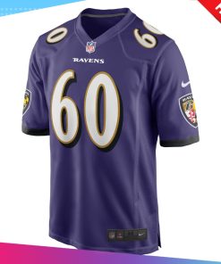 Men’s Baltimore Ravens Kyle Fuller Nike Purple Game Jersey