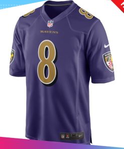 Men’s Baltimore Ravens Lamar Jackson Nike Purple Alternate Game Jersey Men’s Baltimore Ravens Lamar Jackson Nike Purple Alternate Game Jersey
