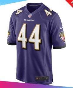 Men’s Baltimore Ravens Marlon Humphrey Nike Purple Game Team Jersey