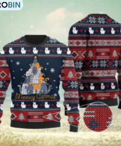 Meowy Catmas Christmas Cats Tree Ugly Sweater For Cat Lovers On Christmas Days