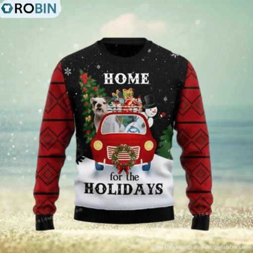 Merry Christmas Bulldog And Snowman Ugly Sweater Christmas Party