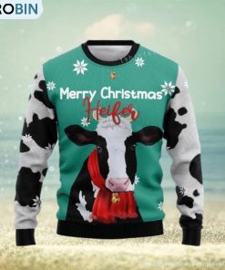 merry-christmas-cow-ugly-sweater-christmas-party-1
