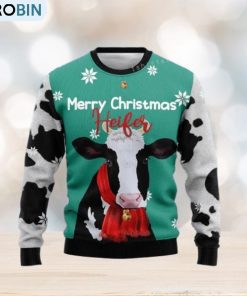 Merry Christmas Cow Ugly Sweater Christmas Party