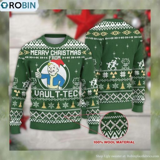 Merry Christmas From Vault Tec Fallout Ugly Sweat