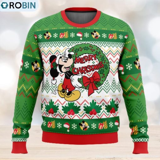 Merry Christmas Mickey Mouse Disney Ugly Christmas Sweater