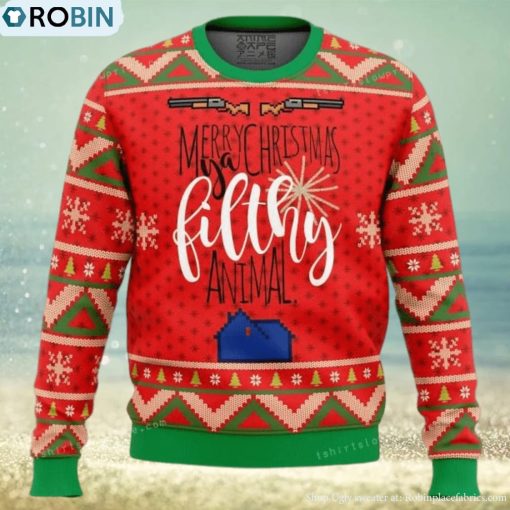 Merry Christmas Ya Filthy Animal Ugly Christmas Sweater