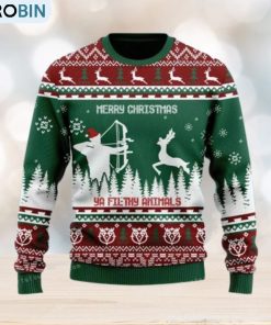 Merry Christmas Ya Filthy Animals Ugly Sweater Merry Christmas Ya Filthy Animals Ugly Sweater