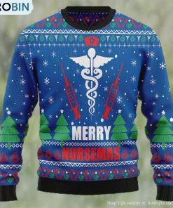 Merry Nursemas Ugly Christmas Sweater Sweatshirt