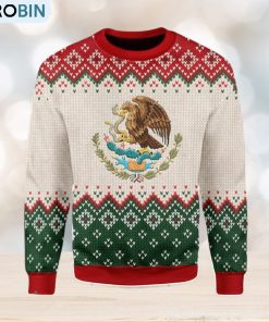 mexico-coat-of-arms-ugly-christmas-sweater-xmas-gift-men-and-women-1