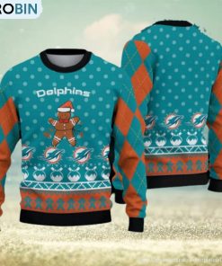 miami-dolphins-fans-gingerbread-man-ugly-christmas-sweater-gift-1