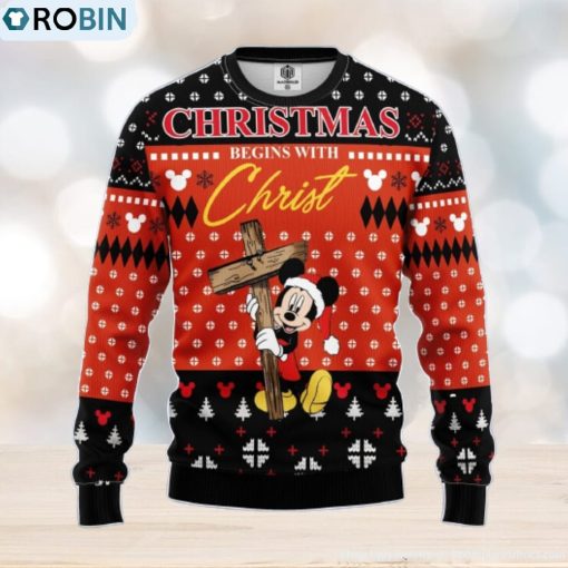 Mice Christ Amazing Gift Ugly Christmas 3D Sweater