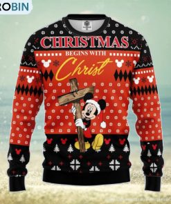 Mice Christ Amazing Gift Ugly Christmas 3D Sweater