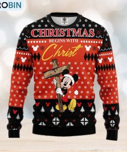 Mice Christ Ugly Christmas Sweater For Men Women