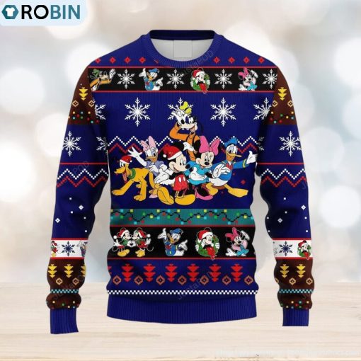 Mickey Mouse And Friends Disney Ugly Christmas Sweater Holiday For Men And Women
