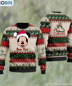 mickey-santa-personalized-disney-cartoon-lover-christmas-gift-ugly-christmas-sweater-1