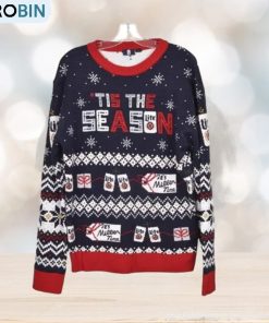 Miller Lite Beer Ugly Christmas Sweater Holiday Long Sleeve Crew Neck Size Large