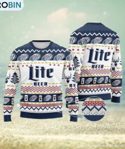 Miller Lite Beer Ugly Xmas Christmas Sweater Christmas Gift Miller Lite Beer Ugly Xmas Christmas Sweater Christmas Gift