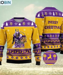 Minnesota Vikings – Harrison Smith Merry Xmas Ugly Christmas Sweater