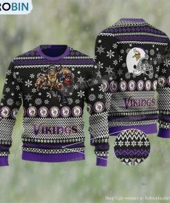 Minnesota Vikings Ugly Christmas Sweater 3D NFL Football Fan Gift