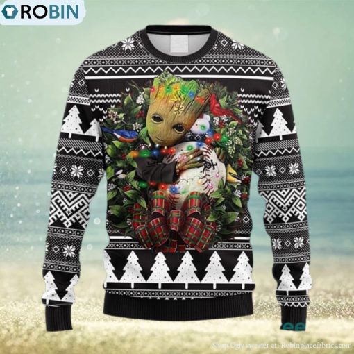 MLB Chicago White Sox Groot Hug Christmas Ugly 3D Sweater For Men And Women