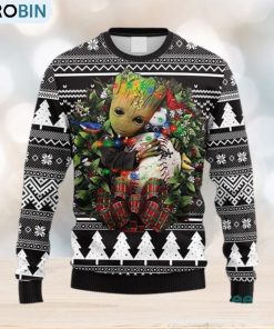 MLB Chicago White Sox Groot Hug Christmas Ugly 3D Sweater For Men And Women