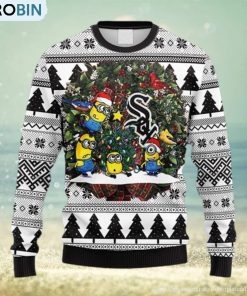 MLB Chicago White Sox Minion Christmas Ugly 3D Sweater For Men And Women