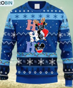MLB Kansas City Royals HoHoHo Mickey Christmas Ugly Sweater For Men Women MLB Kansas City Royals HoHoHo Mickey Christmas Ugly Sweater For Men Women