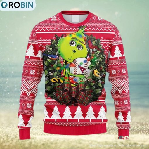 MLB Los Angeles Angels Grinch Hug Christmas Ugly 3D Sweater For Men And Women