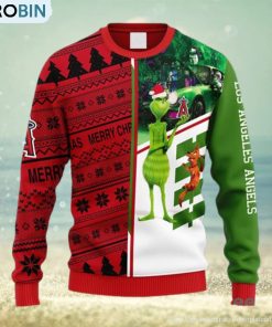 mlb-los-angeles-angels-grinch-scooby-doo-christmas-ugly-3d-sweater-for-men-and-women-1