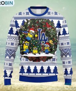 mlb-los-angeles-dodgers-minion-christmas-ugly-3d-sweater-for-men-and-women-1