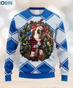 MLB Los Angeles Dodgers Pub Dog Christmas Ugly 3D Sweater For Men And Women