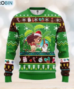 moana-green-amazing-gift-ugly-christmas-3d-sweater-1