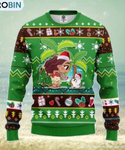 Moana Green Amazing Gift Ugly Christmas 3D Sweater