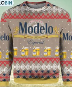 Modelo Especial Beer 3D Print Ugly Christmas Sweater, Hoodie