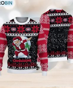 Montreal Canadiens Fans Santa Claus Ugly Christmas Sweater Gift Montreal Canadiens Fans Santa Claus Ugly Christmas Sweater Gift