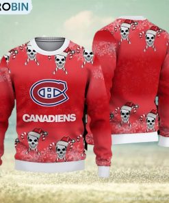 montreal-canadiens-fans-skull-carols-ugly-christmas-sweater-1