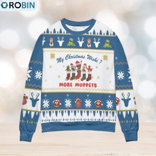 More Muppets My Christmas Wish Ugly Sweater For Woman