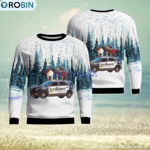 Mount Pleasant, Michigan, City of Mt. Pleasant Public Safety Christmas AOP Ugly Sweater For Men Women
