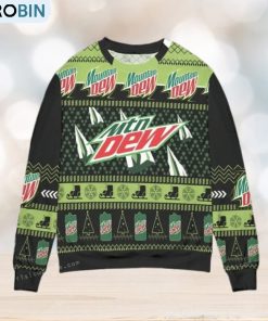 mountain-dew-pine-tree-snowflake-christmas-ugly-sweater-party-1