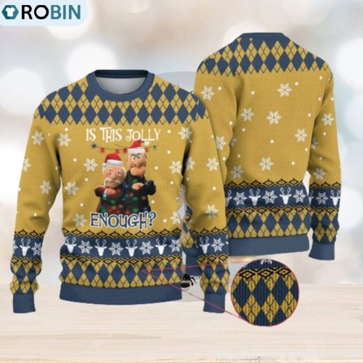 Muppets 3D All Over Printed Ugly Christmas Sweater Muppets, Muppets Knitted Sweater Christmas Gifts