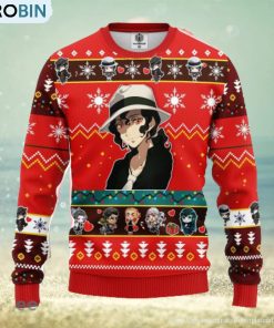 Muzan Kibutsuji Christmas Demon Slayer Anime Red 1 Amazing Gift Ugly Christmas 3D Sweater