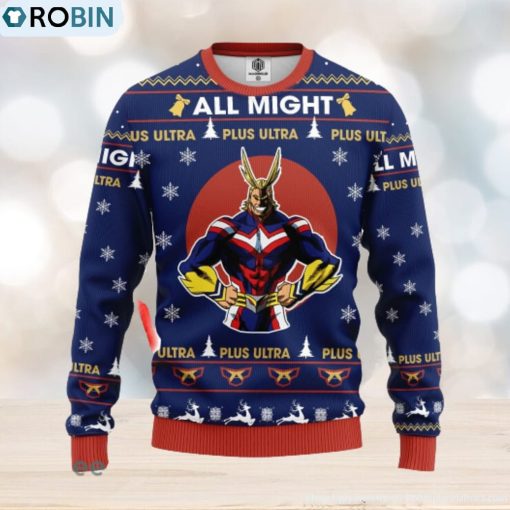 My Hero Academia Ugly Christmas Sweater Amazing Gift Men And Women Christmas Gift