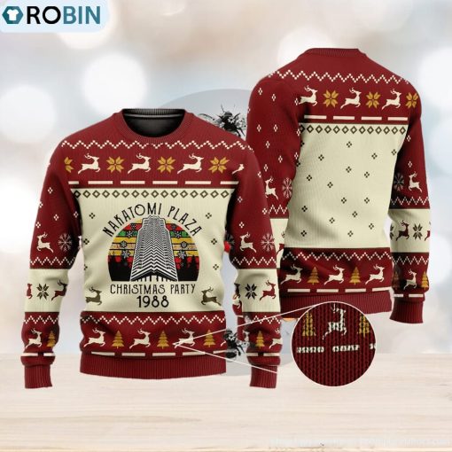 Nakatomi Plaza 1988 Ugly Die Hard Ugly Gift Christmas 3D Sweater For Men And Women