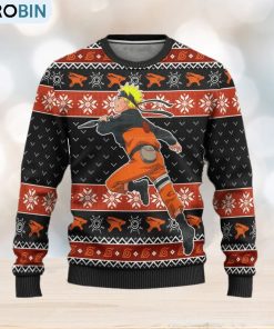 Naruto Uzumaki Anime Xmas Ugly Christmas Sweater Gift For Men Women