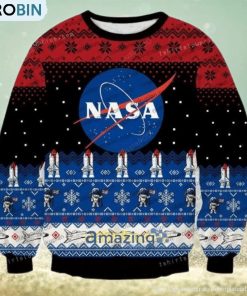 Nasa Logo Ugly Christmas Sweater