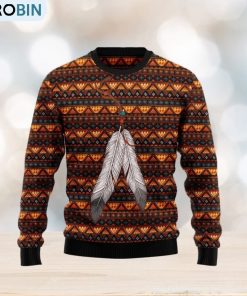 native-feather-ugly-christmas-sweater-gift-men-women-1