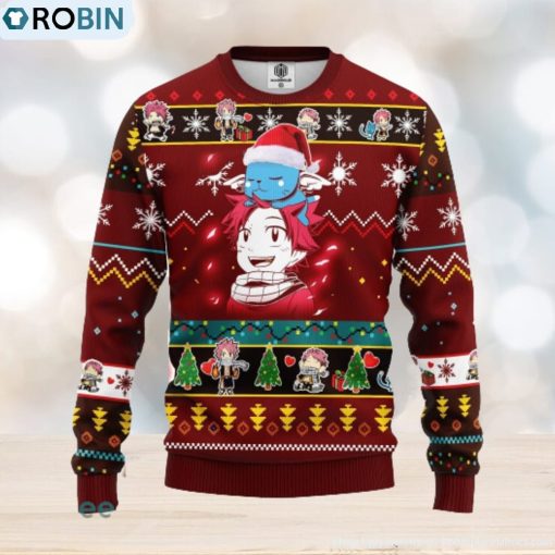 Natsu Fairy Tail Anime Amazing Gift Ugly Christmas 3D Sweater